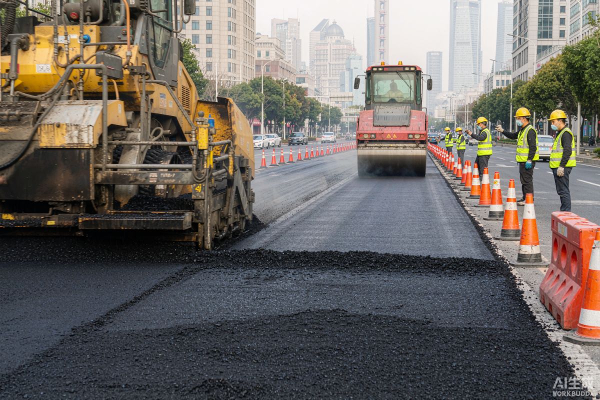上海沥青路面摊铺工艺：道路改建中的基层处理、混合料施工与质量控制